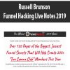 Russell Brunson – Funnel Hacking Live Notes 2019 | Available Now !