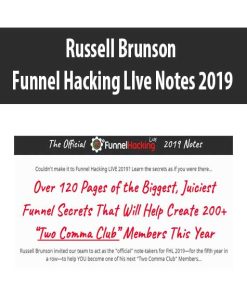Russell Brunson – Funnel Hacking Live Notes 2019 | Available Now !
