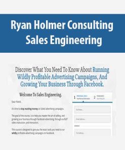 Ryan Holmer Consulting – Sales Engineering | Available Now !