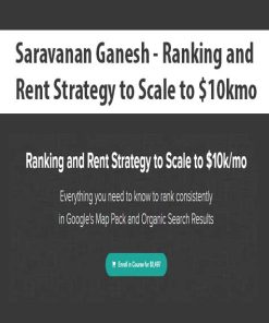 Saravanan Ganesh – Ranking and Rent Strategy to Scale to $10kmo | Available Now !