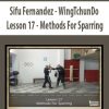Sifu Fernandez – WingTchunDo – Lesson 17 – Methods For Sparring | Available Now !