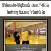Sifu Fernandez – WingTchunDo – Lesson 27 – Chi Sao – Reactivating Your Joints For Great Chi Sao | Available Now !