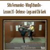 Sifu Fernandez – WingTchunDo – Lesson 35 – Defense – Legs and Chi Gerk | Available Now !