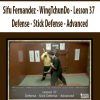 Sifu Fernandez – WingTchunDo – Lesson 37 – Defense – Stick Defense – Advanced | Available Now !