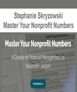 Stephanie Skryzowski – Master Your Nonprofit Numbers | Available Now !