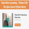 Stone River eLearning – Python SciPy: The Open Source Python Library | Available Now !