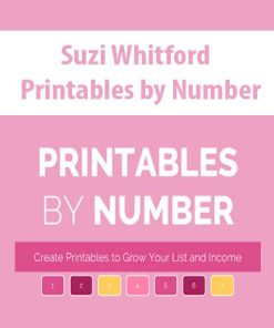 Suzi Whitford – Printables by Number | Available Now !