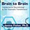 Brain to Brain: Interpersonal Neurobiology & The Traumatic Transference – Janina Fisher | Available Now !