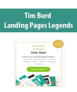 Tim Burd – Landing Pages Legends | Available Now !