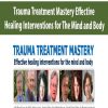 Trauma Treatment Mastery Effective Healing Interventions for The Mind and Body | Available Now !