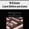 W.D.Gann – Learn Before you Loose | Available Now !