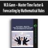 W.D.Gann – Master Time Factor & Forecasting by Mathematical Rules | Available Now !