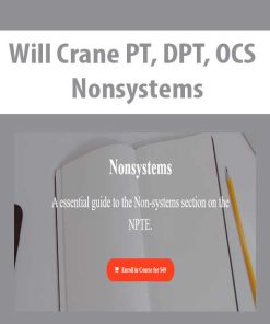 Will Crane PT, DPT, OCS – Nonsystems | Available Now !