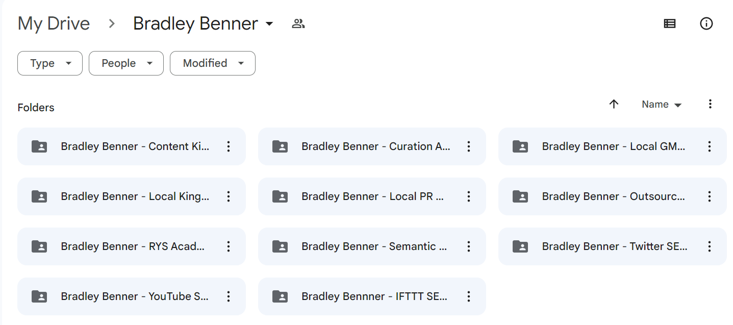 Bradley Benner Courses