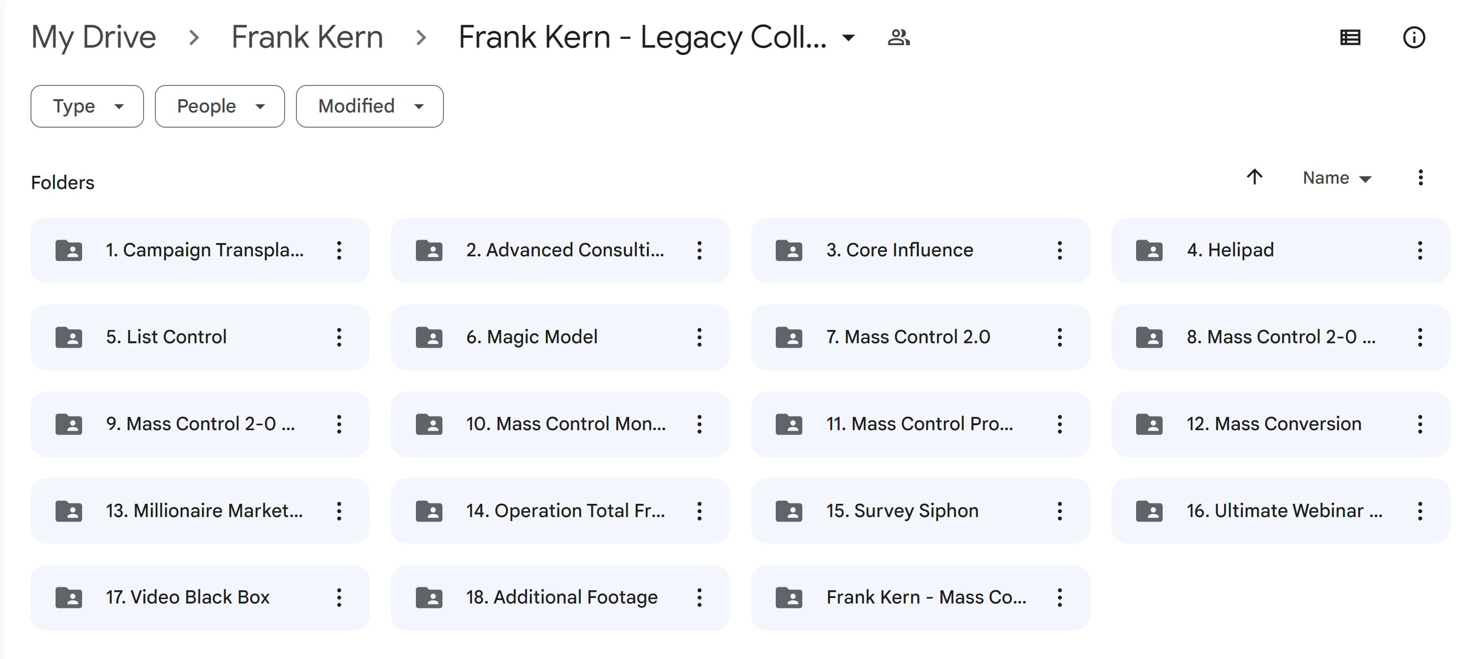 frank kern legacy collection